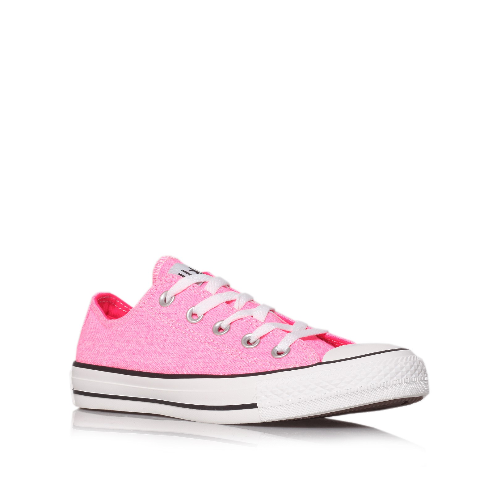 pink low cut converse
