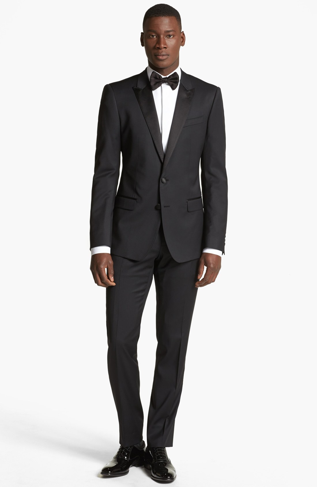 Dolce & Gabbana Martini Tuxedo Suit in Black for Men | Lyst