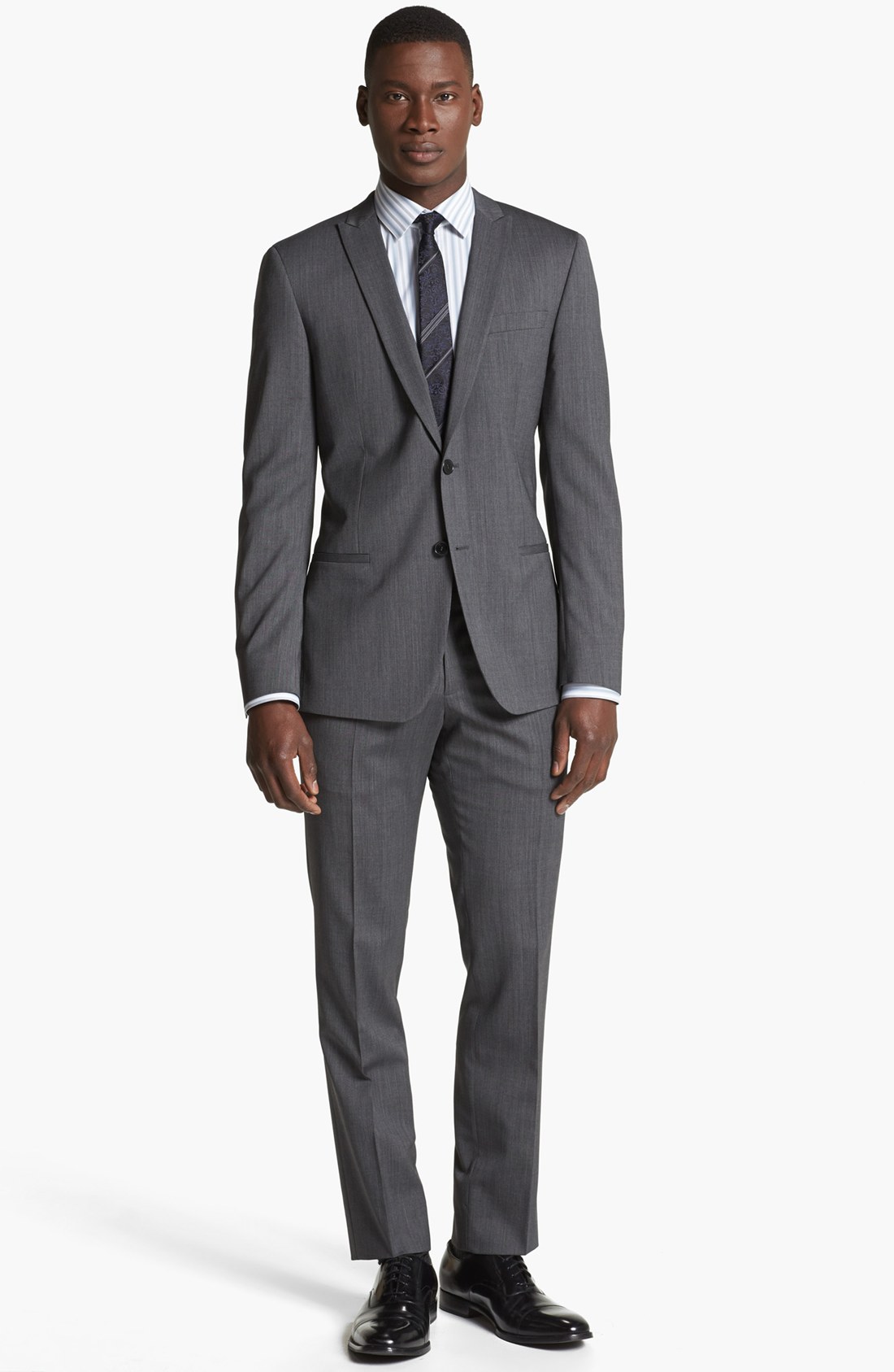 Dolce & Gabbana Ventiani Wool Suit in Gray for Men (medium grey) | Lyst