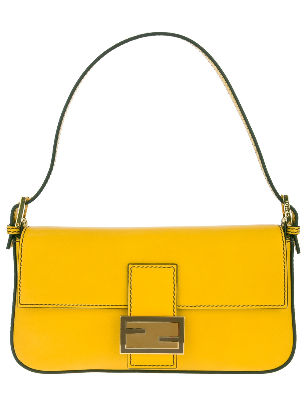 Fendi Baguette Bag in Yellow | Lyst