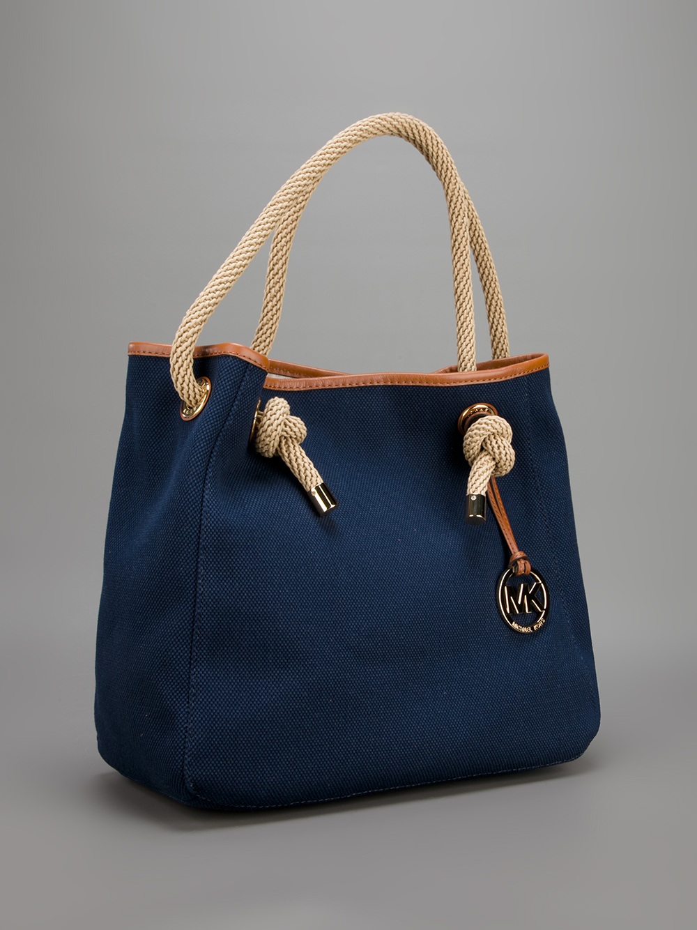 MICHAEL Michael Kors Rope Handle Shopper Tote in Blue | Lyst