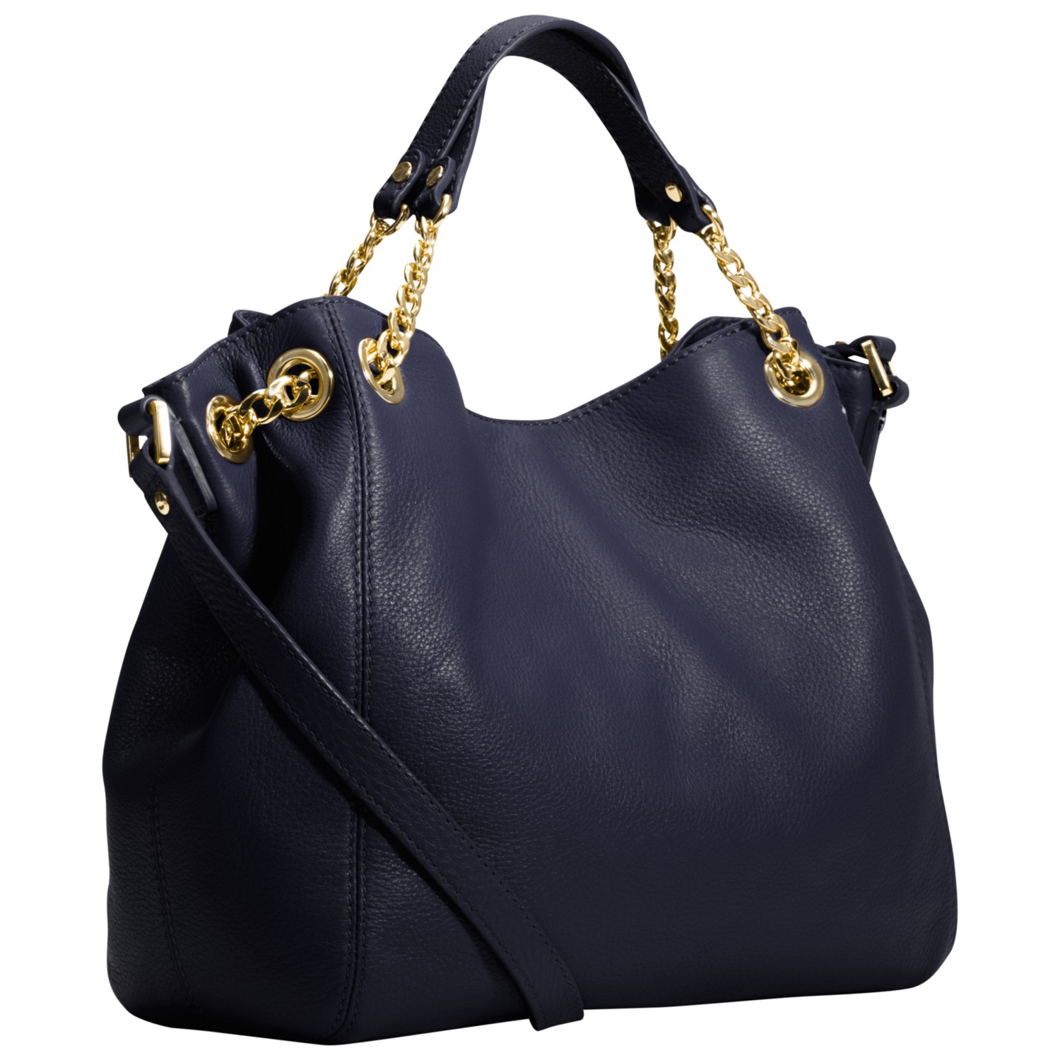 MICHAEL Michael Kors Jet Set Chain Medium Tote Handbag in Navy (Blue) - Lyst