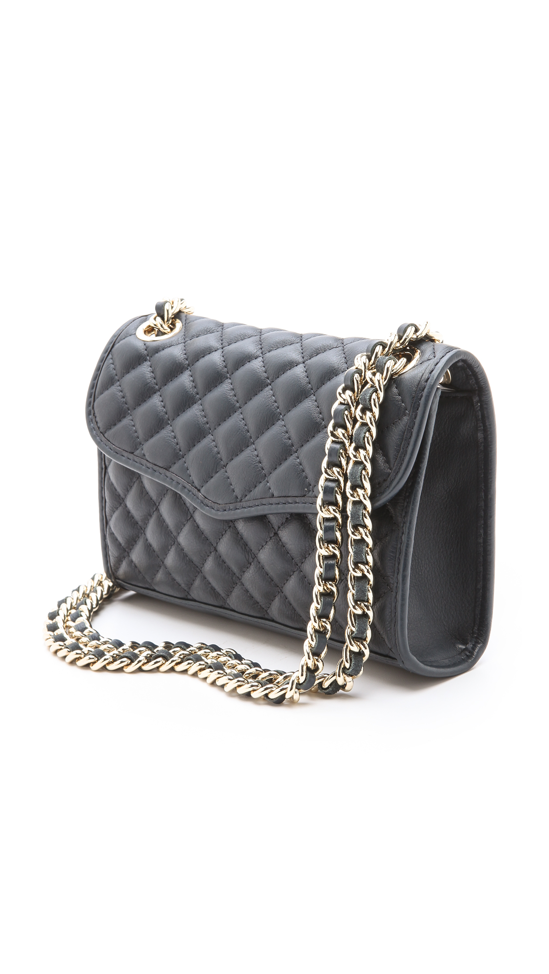 Rebecca Minkoff Quilted Mini Affair Bag in Midnight (Black) Lyst