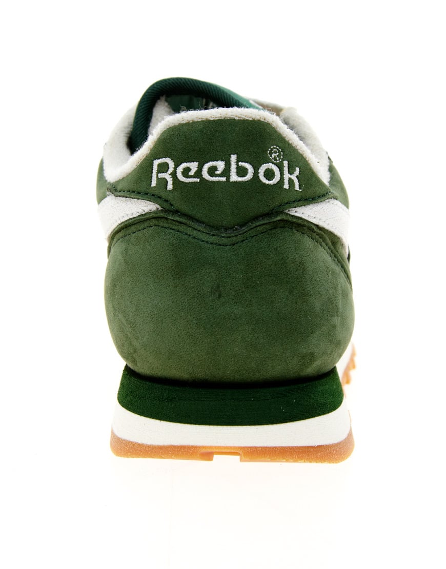 reebok classic vintage green trainers