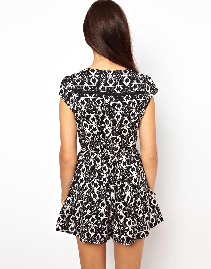 river island snakeskin playsuit