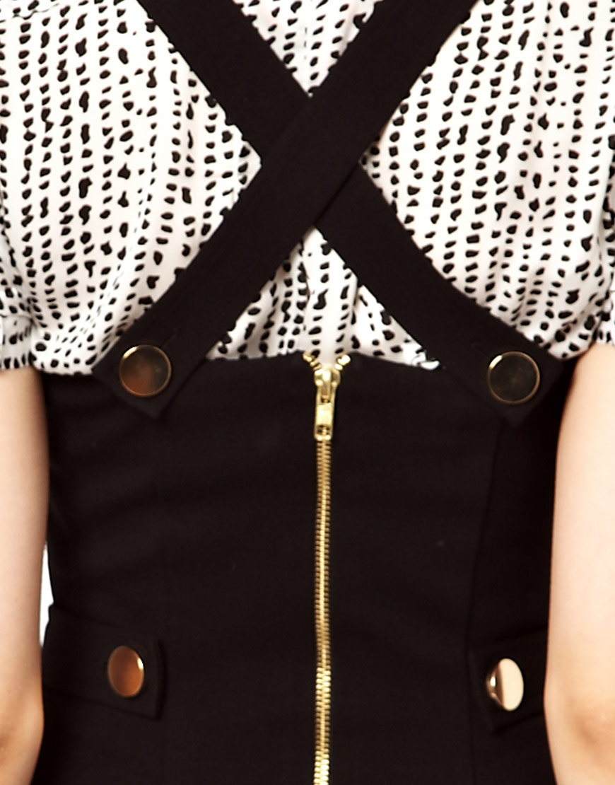 river island pinny dress