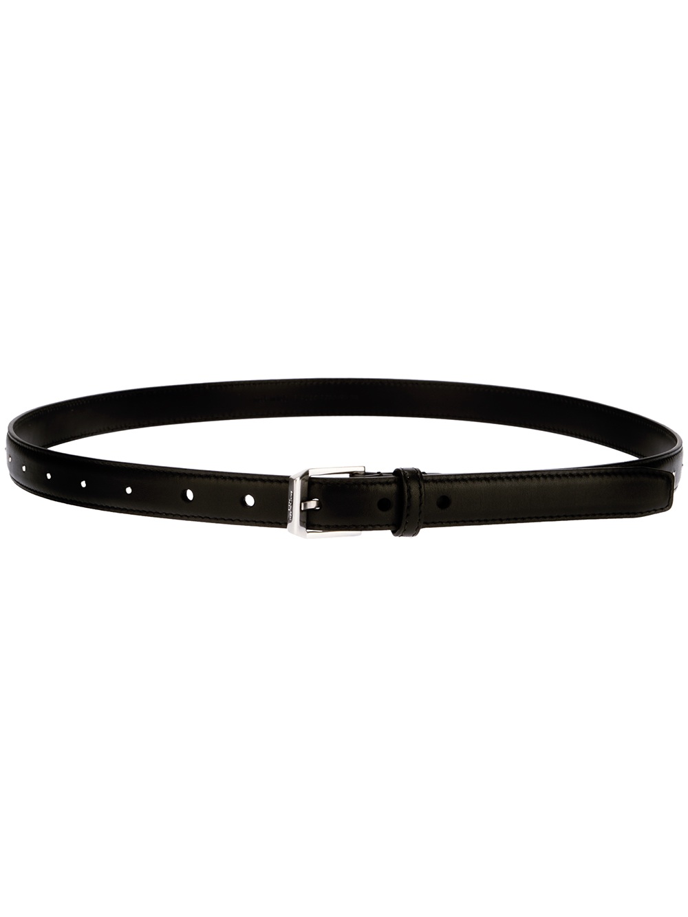 black slim belt