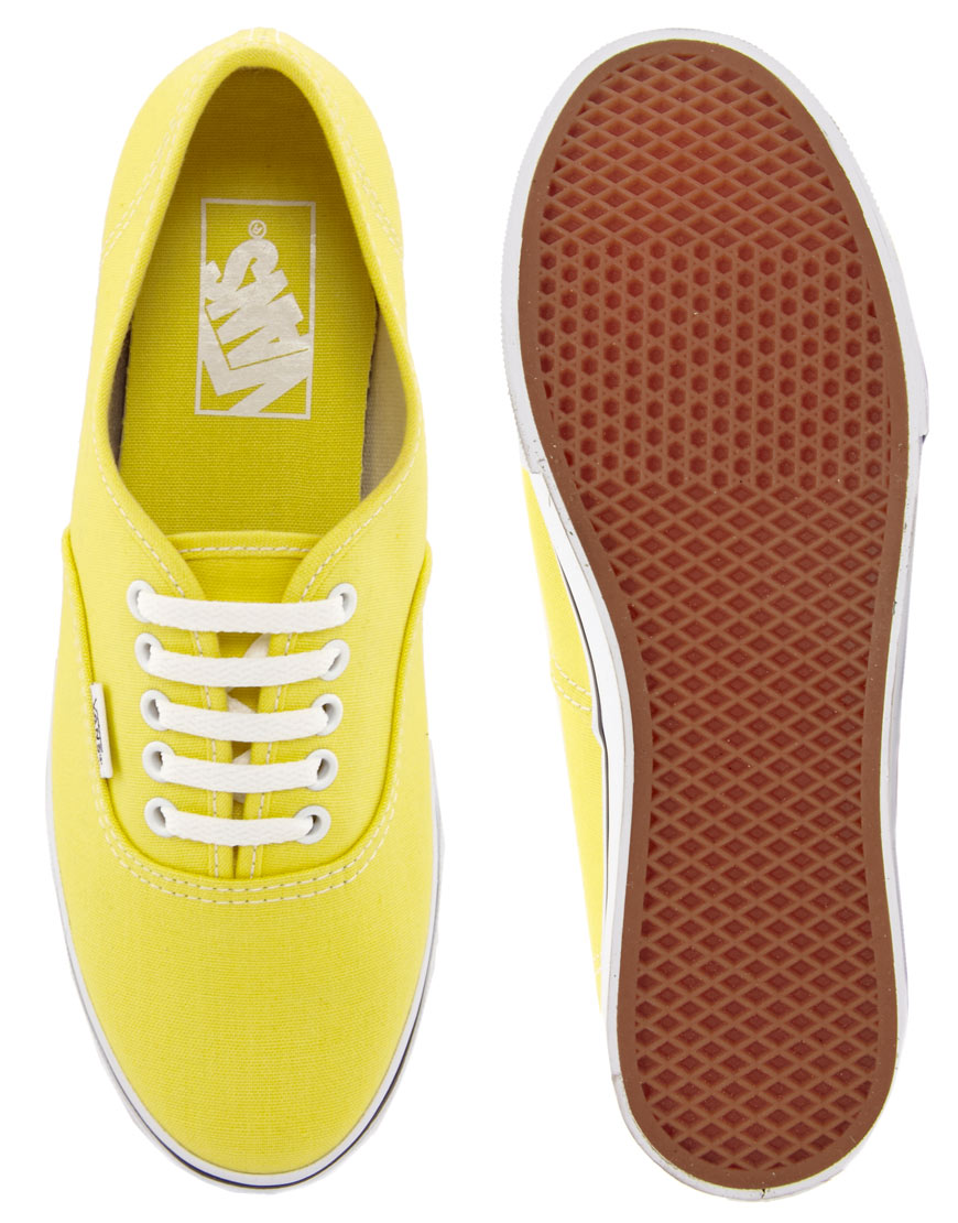 vans lo pro yellow