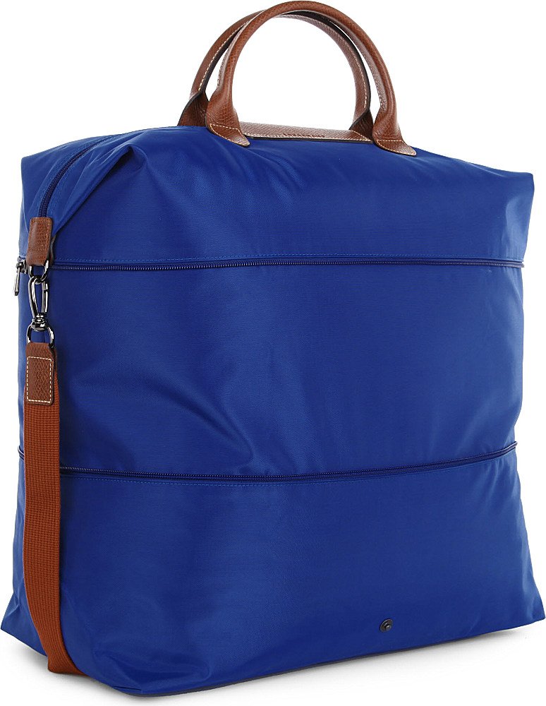 Longchamp Le Pliage Travel Bag with Strap in Blue for Men (indigo) Lyst