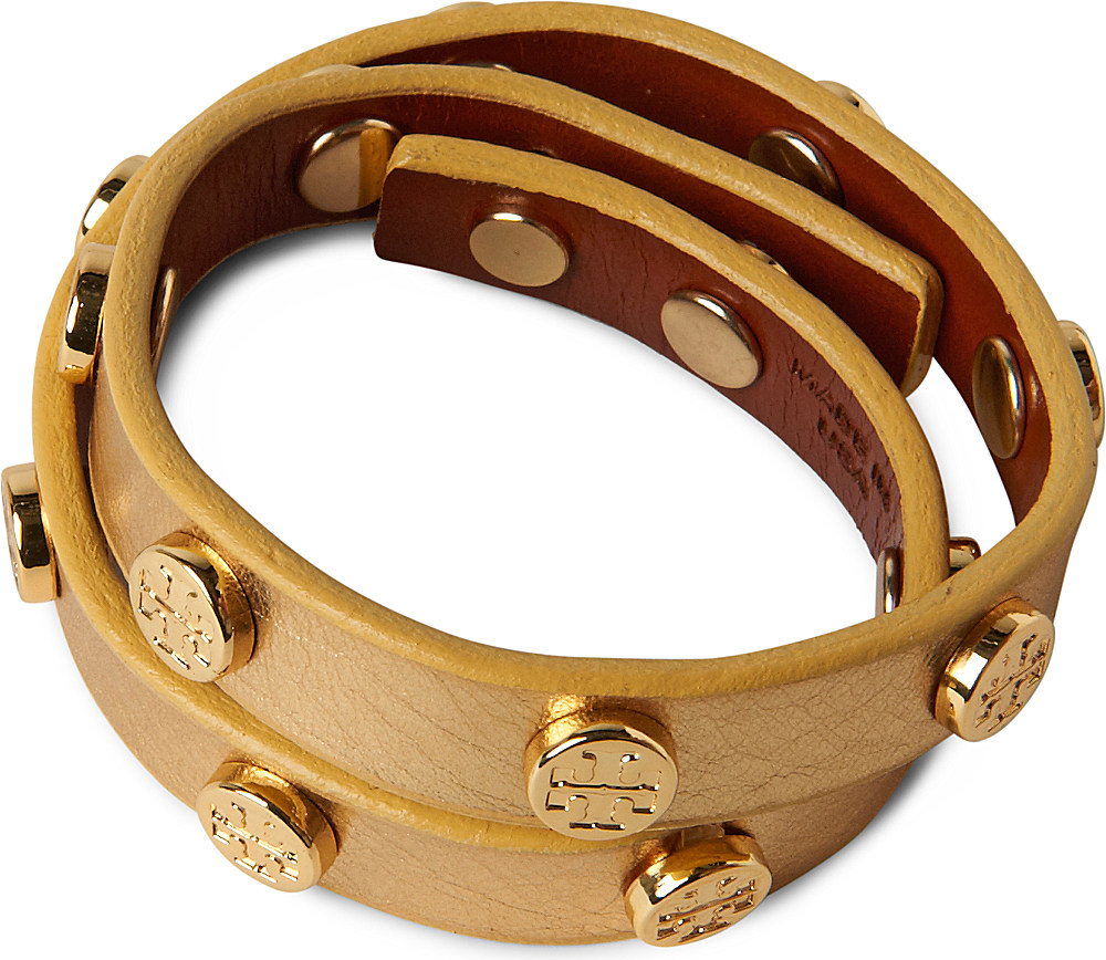 tory burch leather wrap bracelet