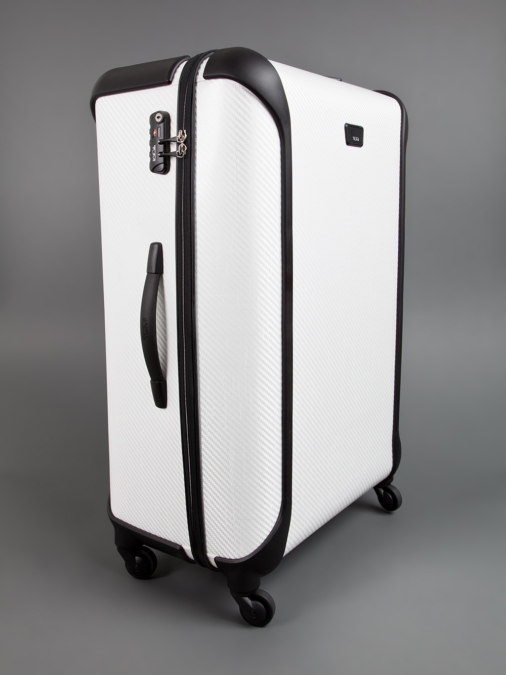 white suitcase