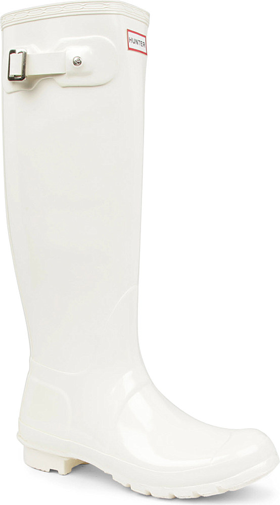 hunter white wellies