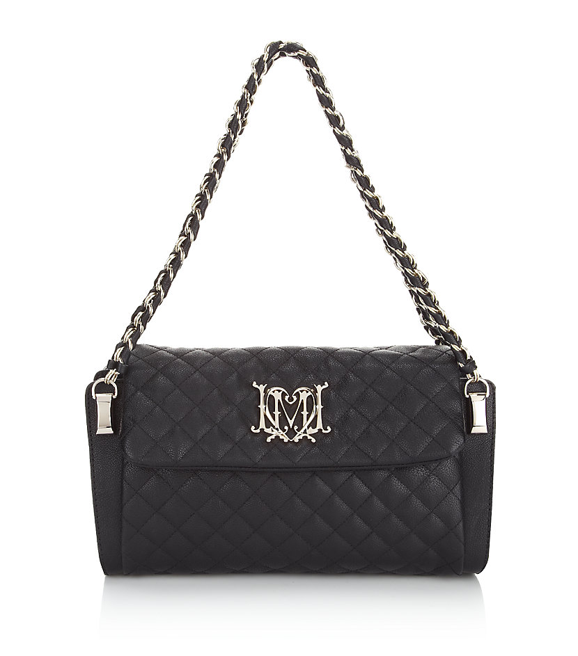 Love Moschino Medium Quilted Chain Bag in Black (silver) | Lyst