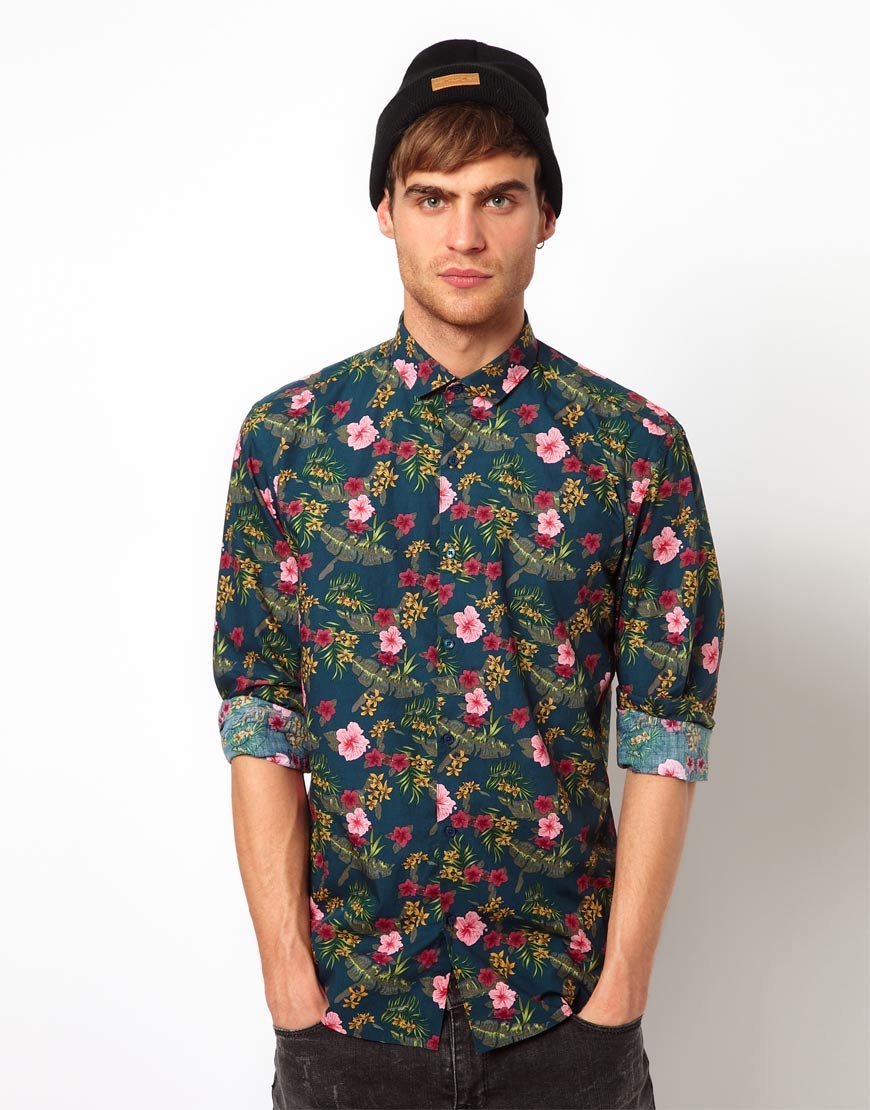 Camisas exclusivas de Flores Moon & Rain en México por