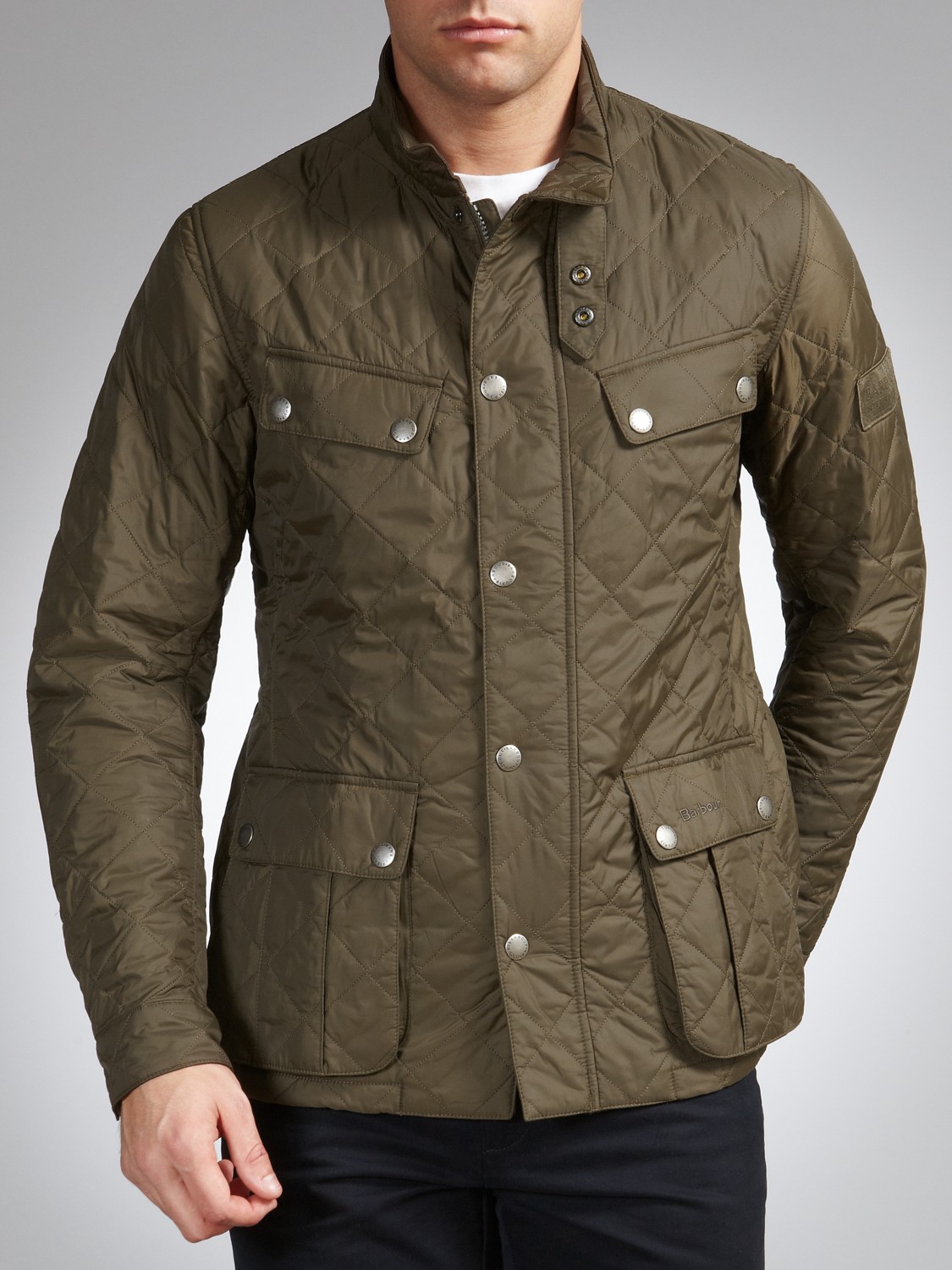 Barbour Ariel Quilted Jacket in Olive (Green) for Men - Lyst