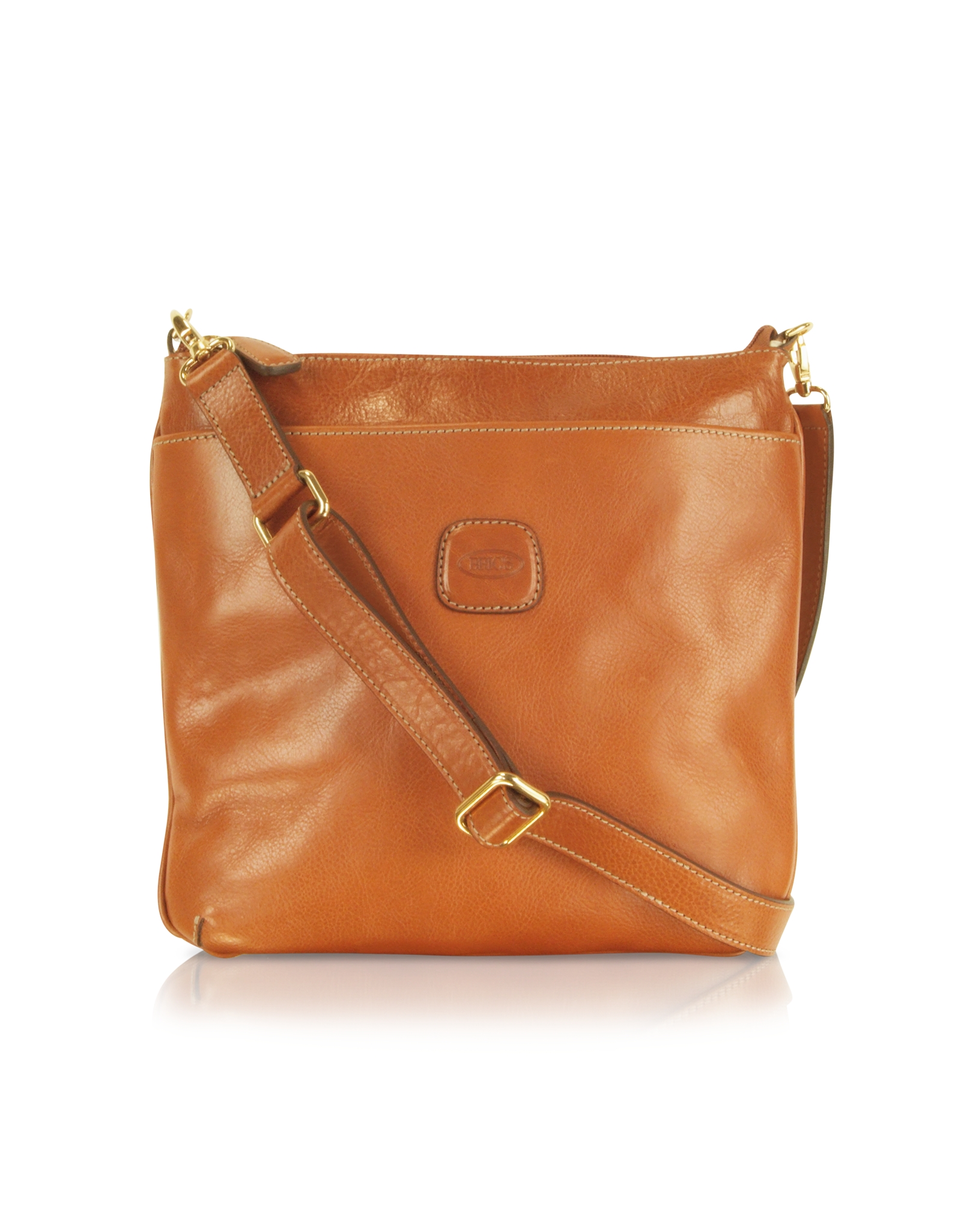 Lyst - Bric&#39;s Life Leather - Leather Crossbody Bag in Brown