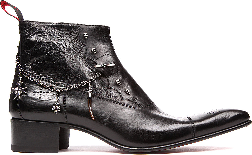 Jeffery west Rainhard Pointed Boots in Black for Men Lyst