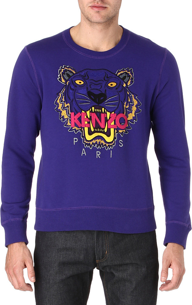 purple kenzo jumper