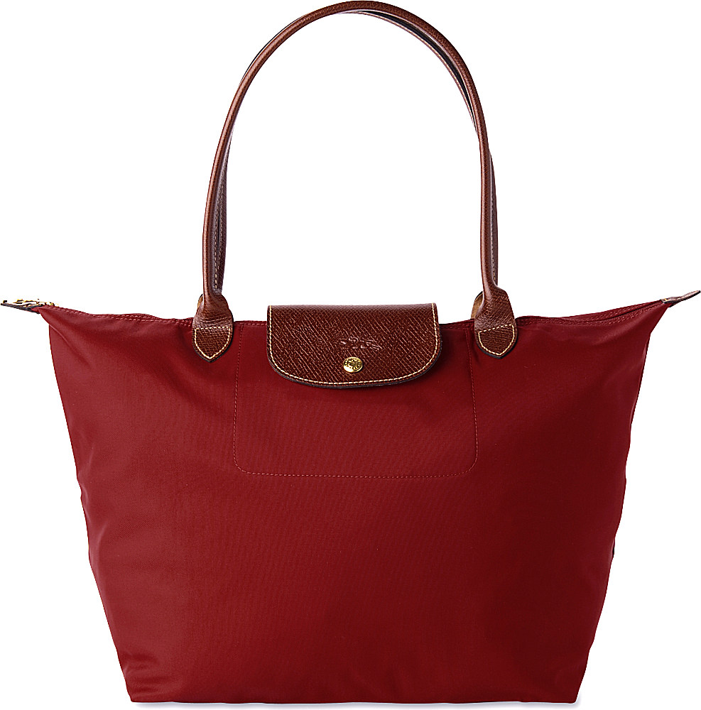 Longchamp Le Pliage Large Shopper in Red | Lyst