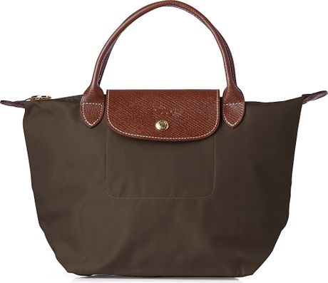 Longchamp Le Pliage Small Handbag In Taupe - For Women in Brown | Lyst