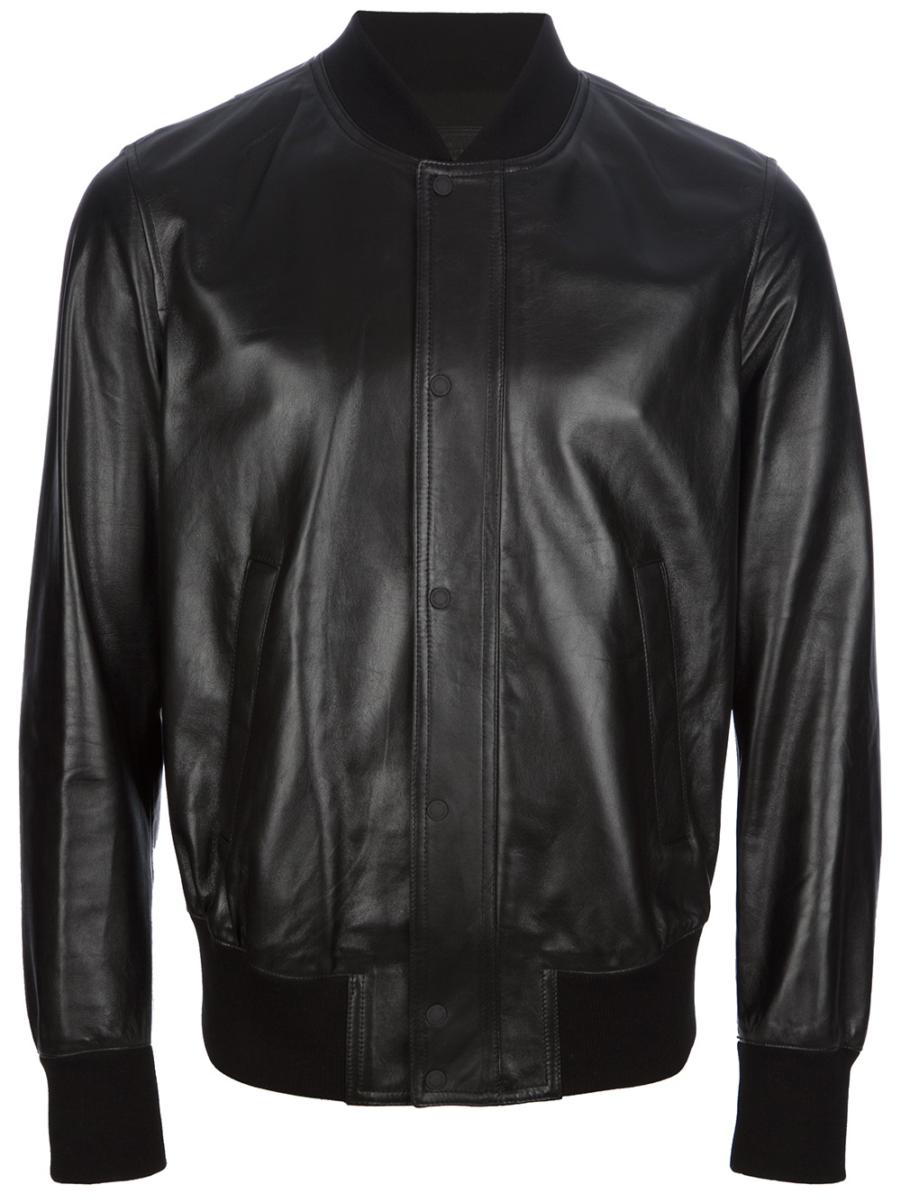 Neil Barrett Shark-skin Bomber Jacket in Black for Men | Lyst