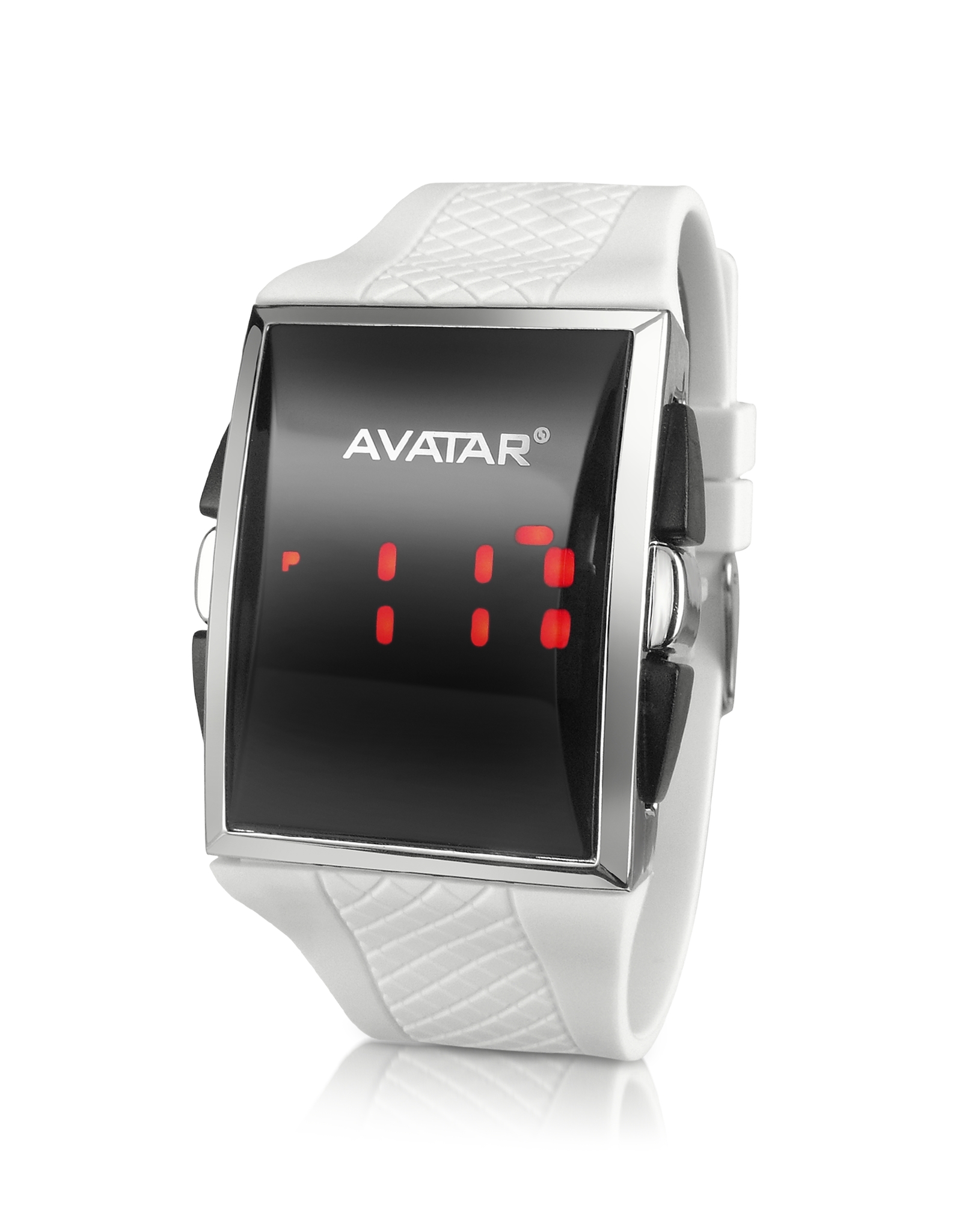 men's square digital watch