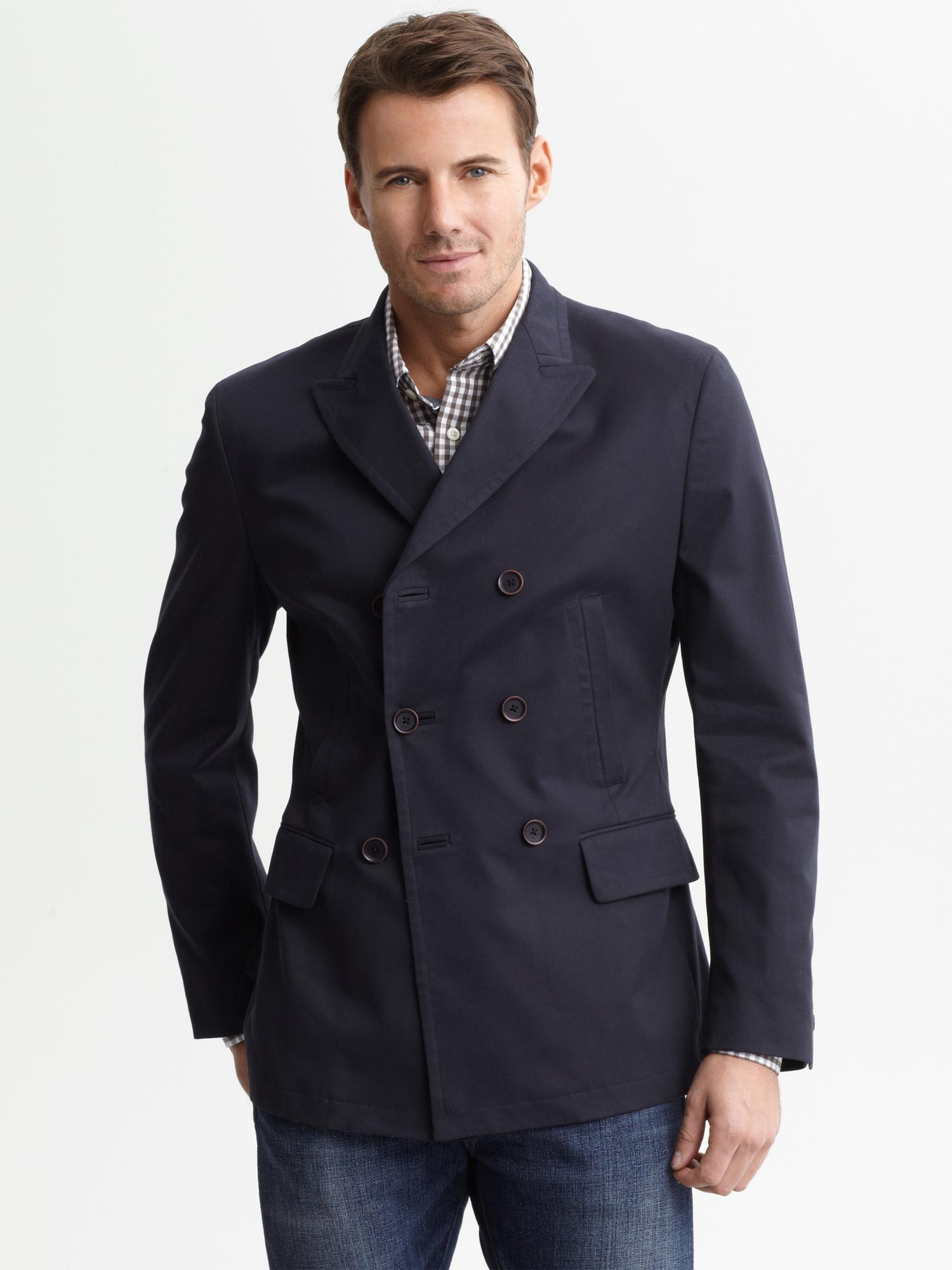 cotton peacoat