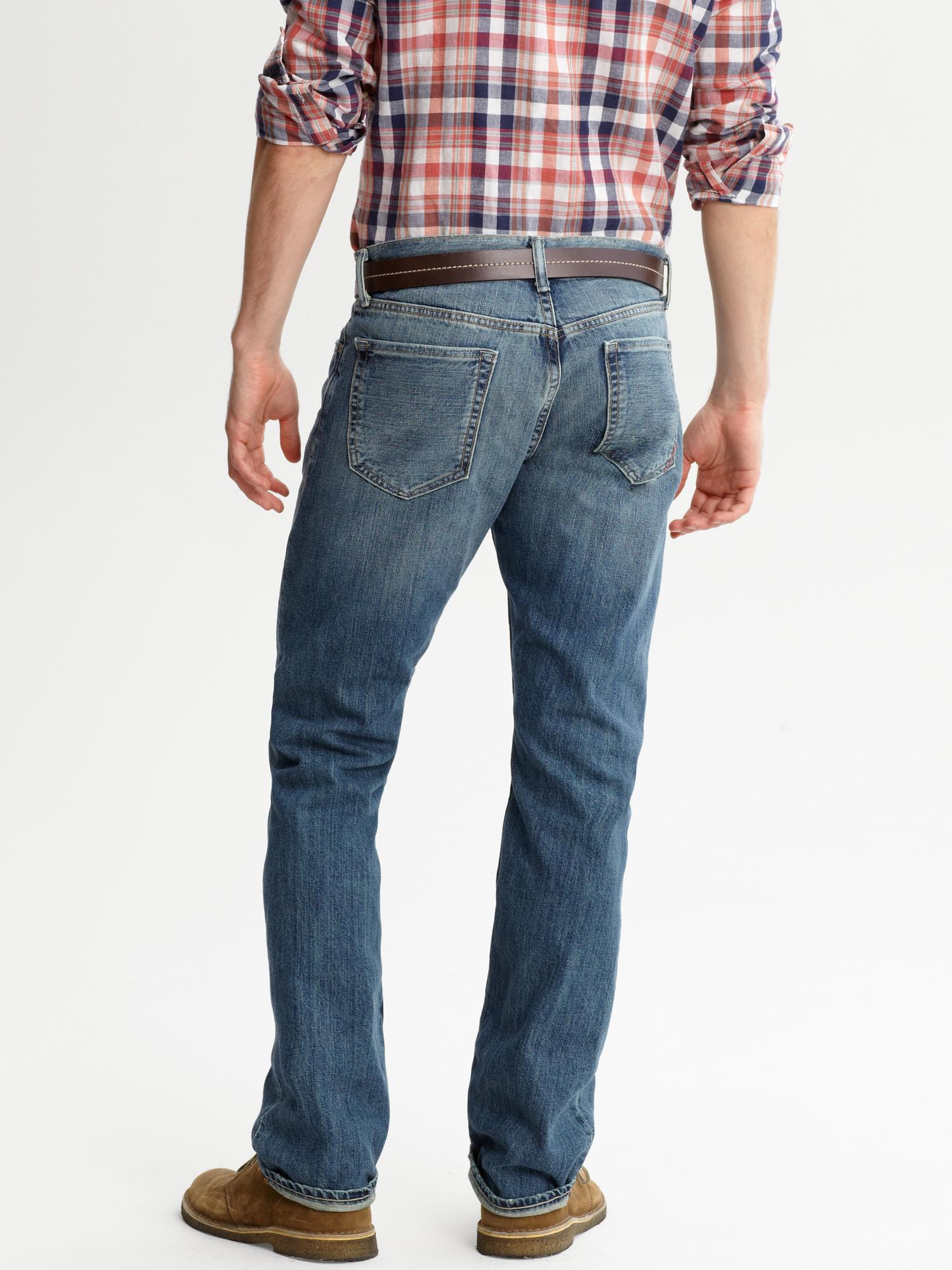 Banana Republic Vintage Straight Jean in Blue for Men | Lyst