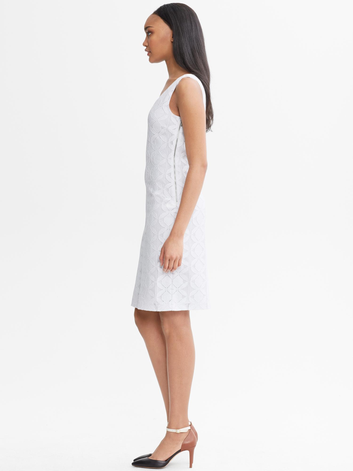 banana republic white lace dress