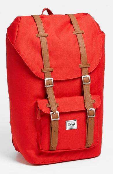 Herschel Supply Co. Little America Backpack in Red for Men | Lyst