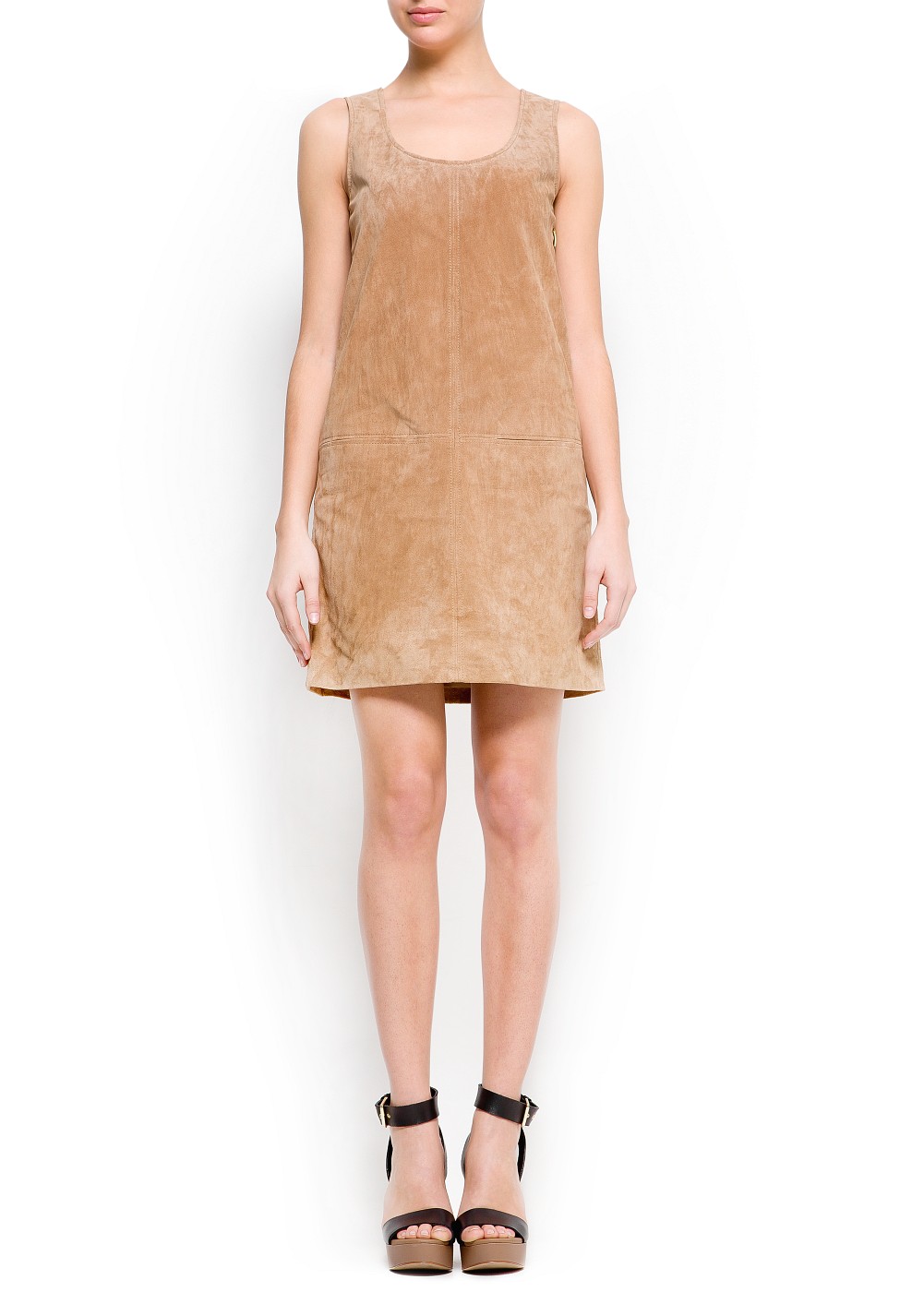 mango suede dress