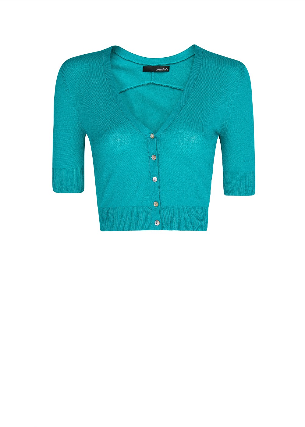 Mango Cropped Cardigan in Emerald Green (Green) Lyst