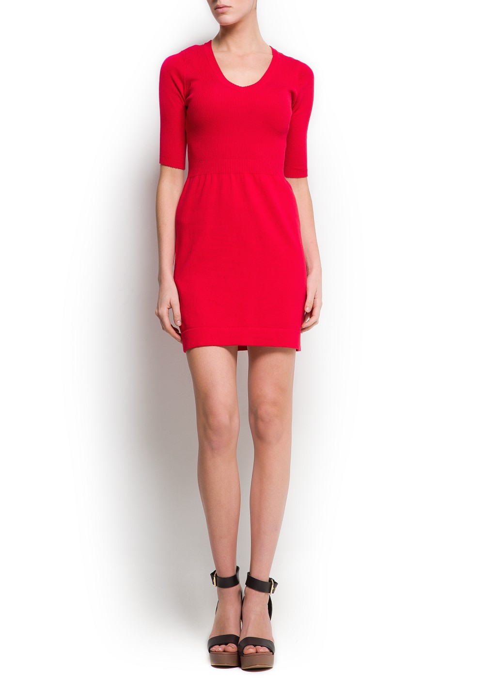 mango knit dress
