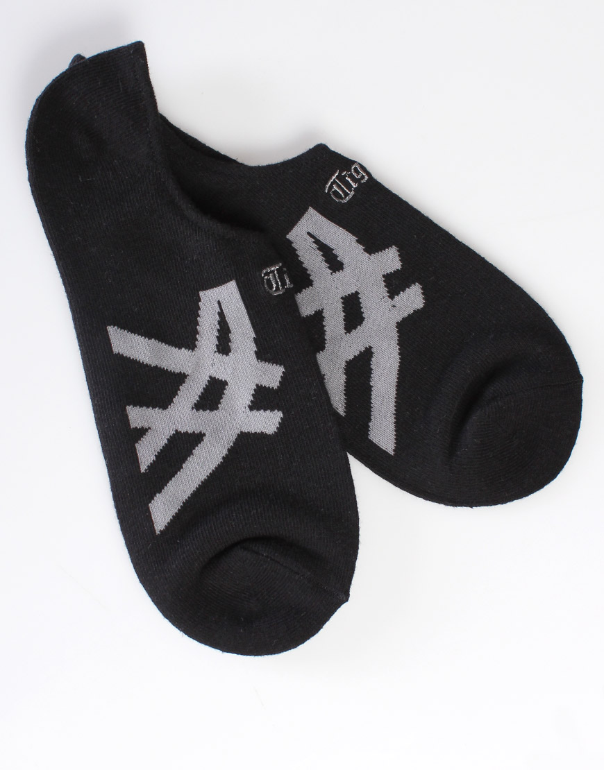 Onitsuka tiger Tiger Stripe Invisible Socks in Black for Men ( black ...