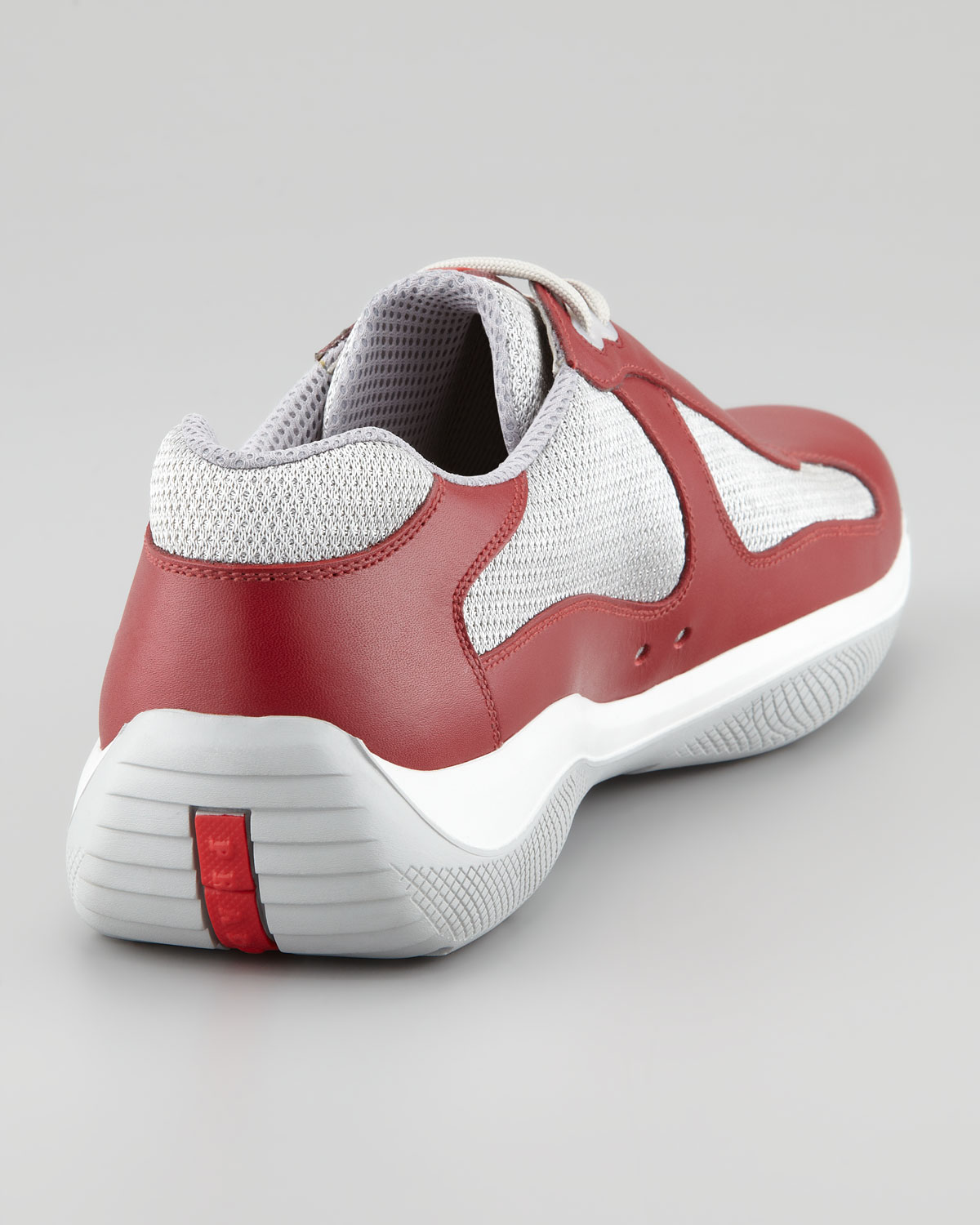 red patent prada trainers