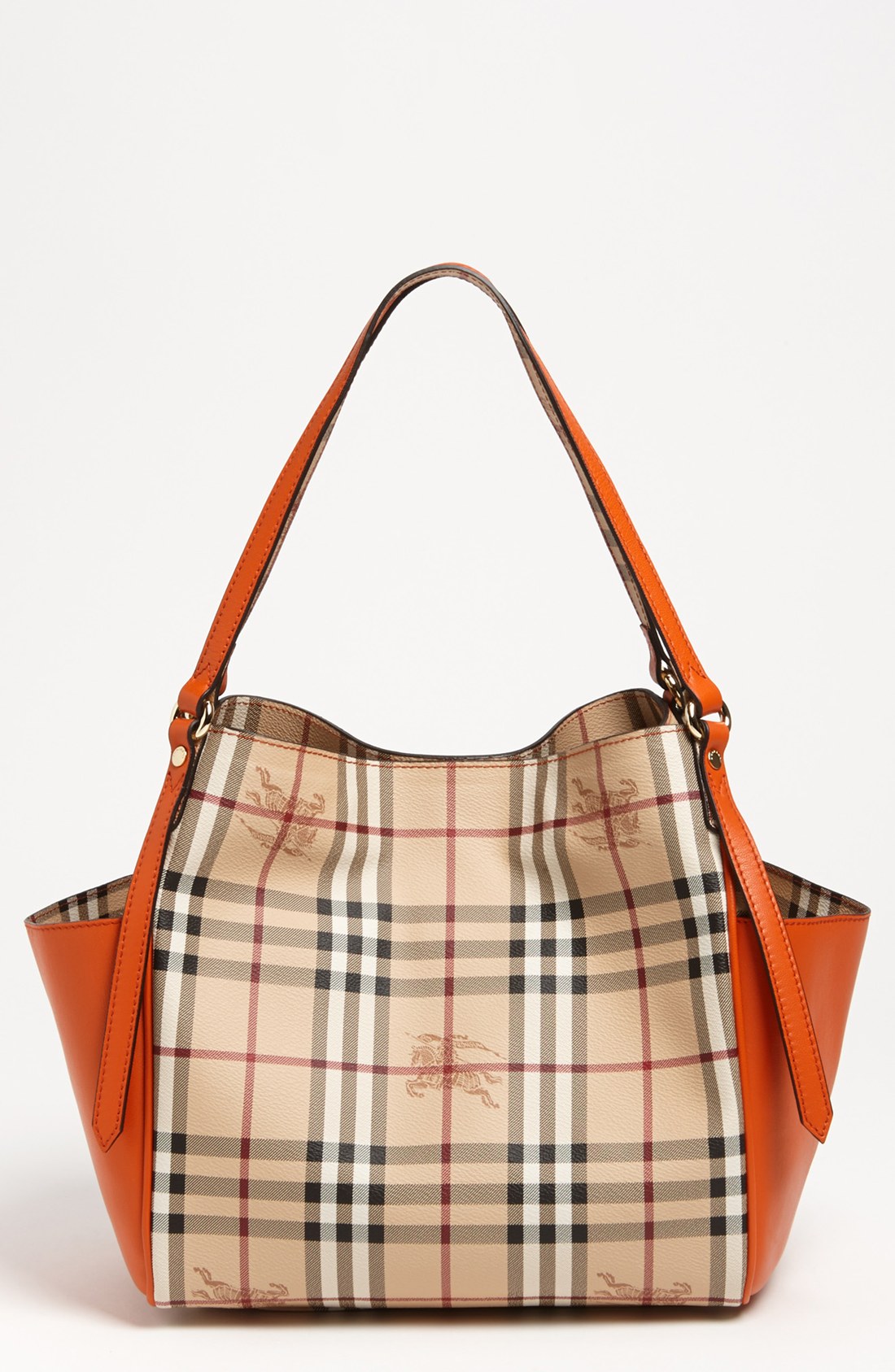 Burberry Haymarket Tote Yellow Burberry Haymarket Tote Yellow