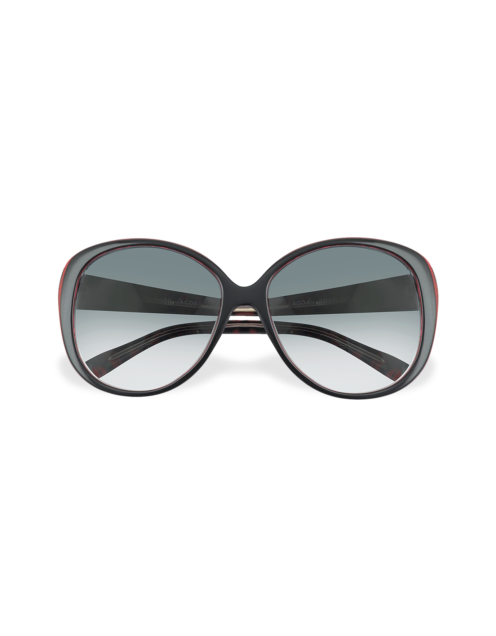 Marc by marc jacobs Signature Acetate Round Frame Sunglasses in Brown