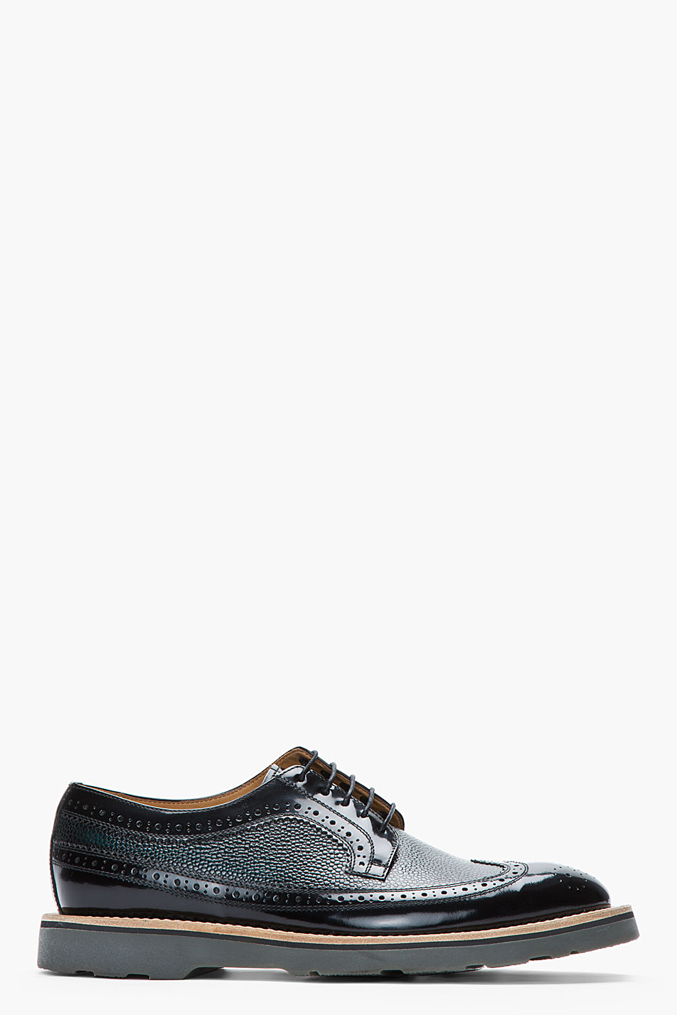paul smith black brogues