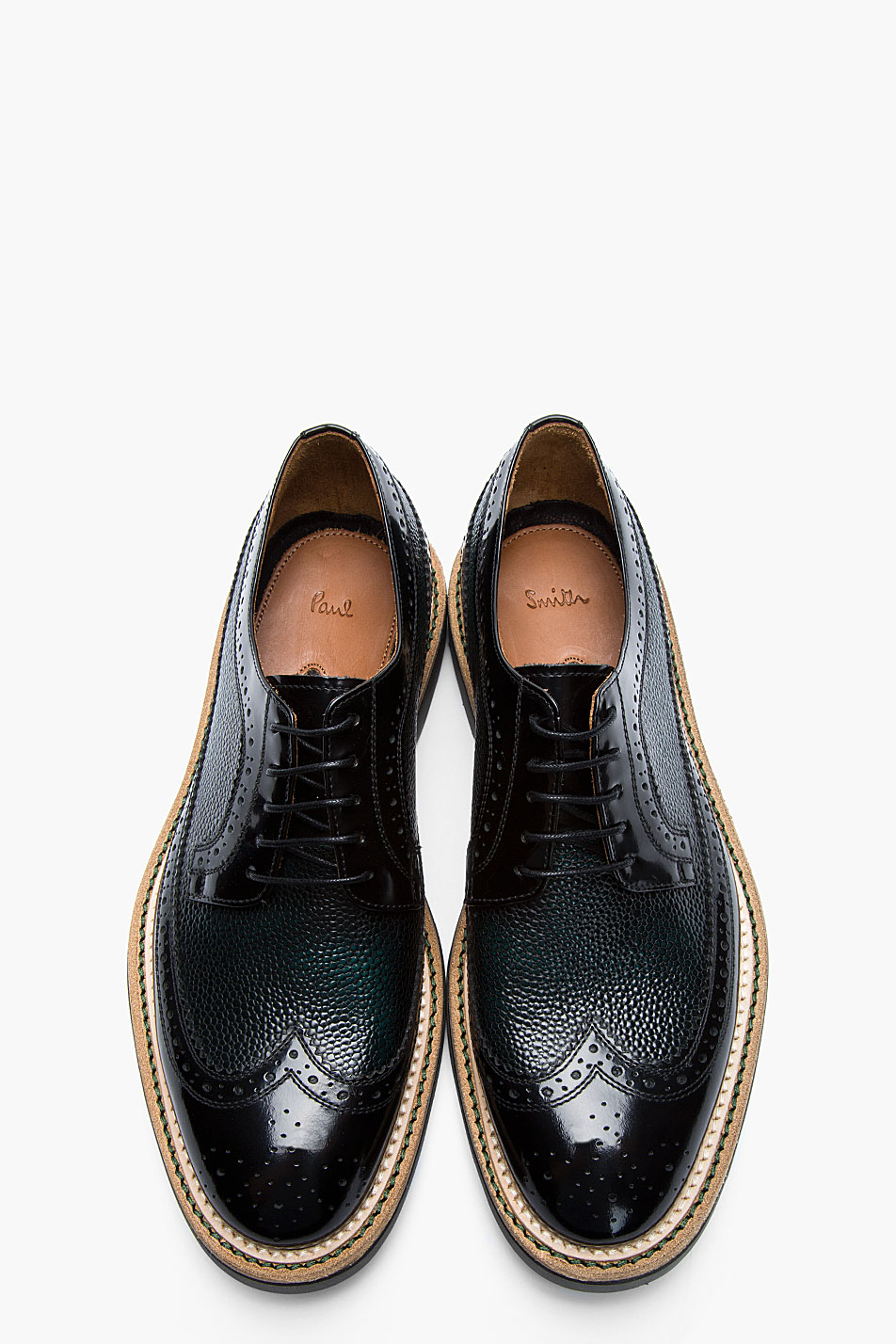 paul smith black brogues