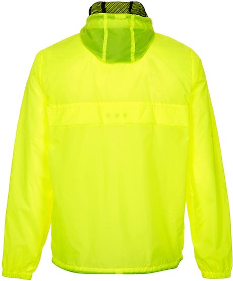Topman Neon Yellow Overhead Hooded Jacket in Yellow for Men | Lyst