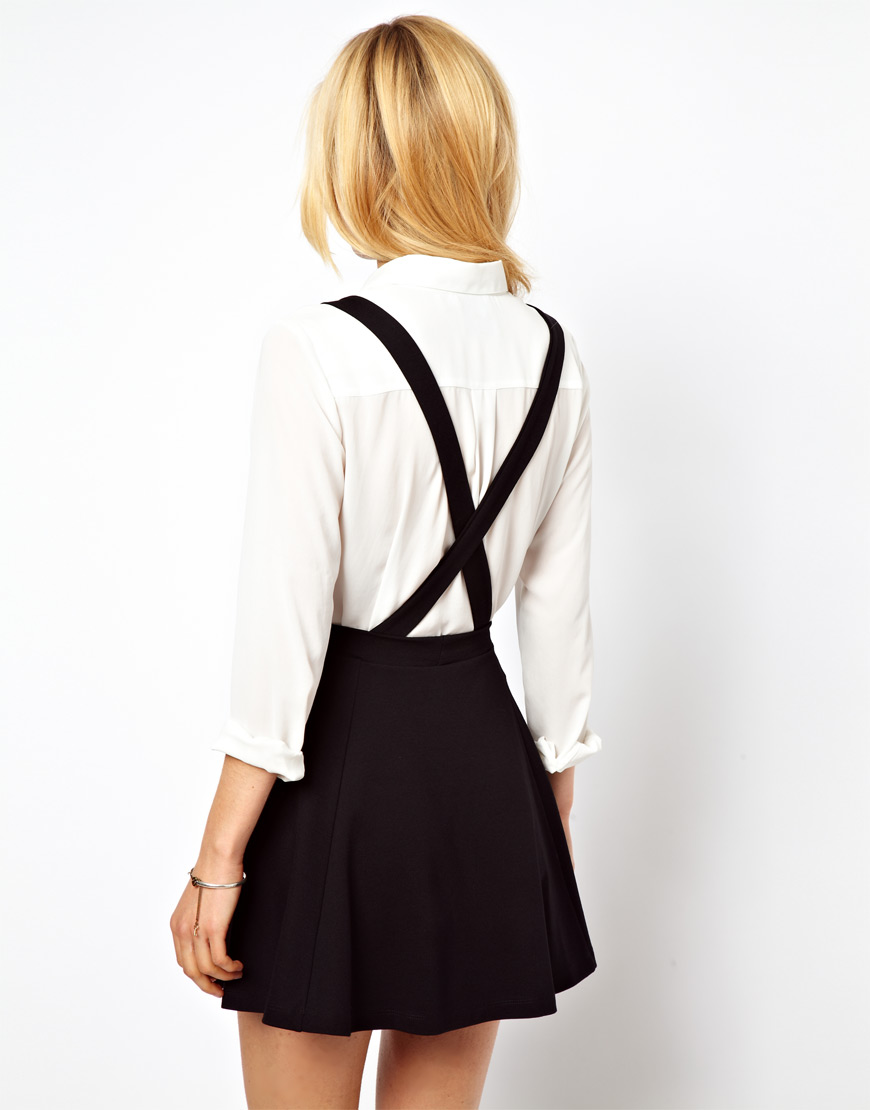 skater skirt with straps