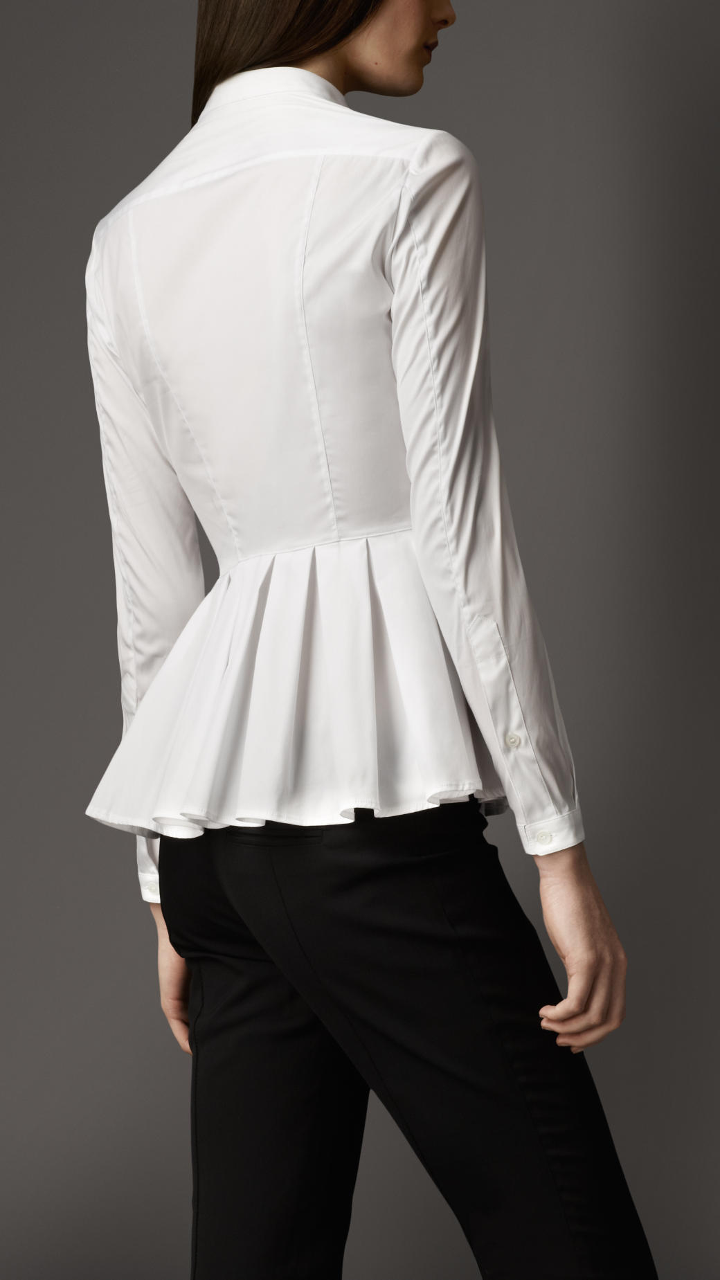 peplum pleated