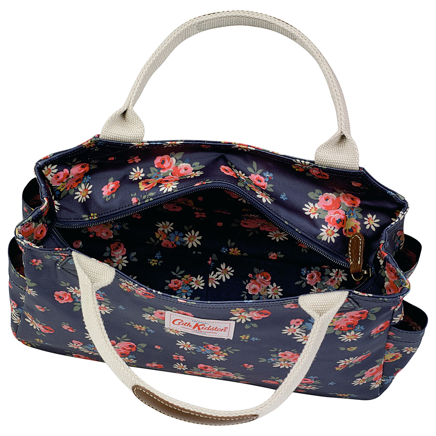 cath kidston navy floral bag
