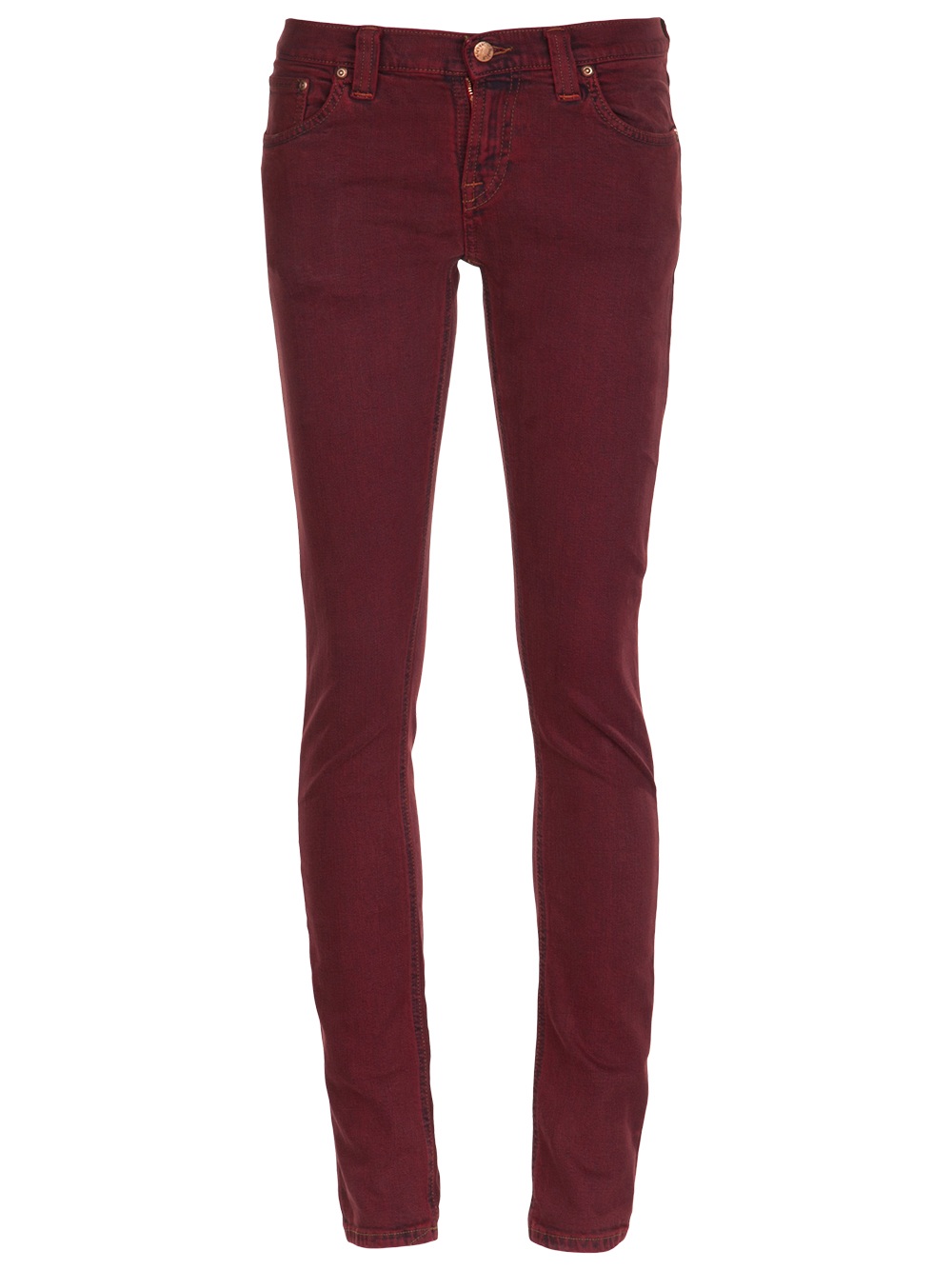red tight pants