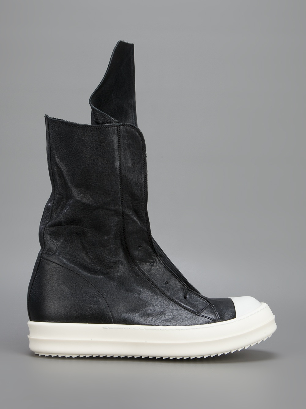 Rick Owens Ramones Sneaker in Black for Men | Lyst