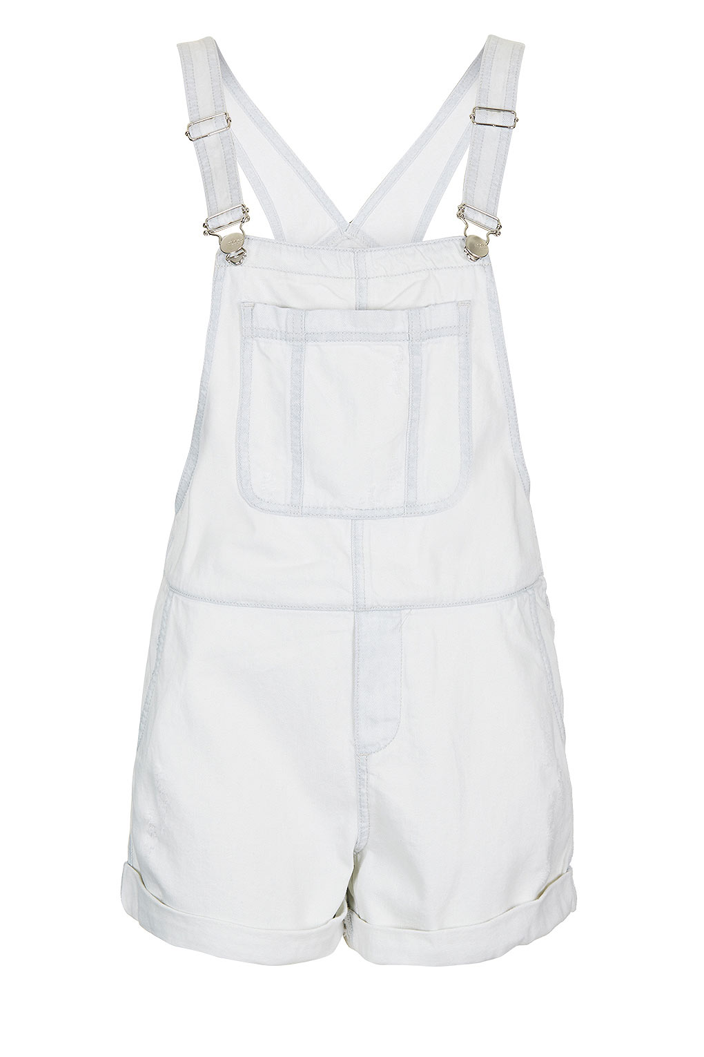 topshop white dungarees