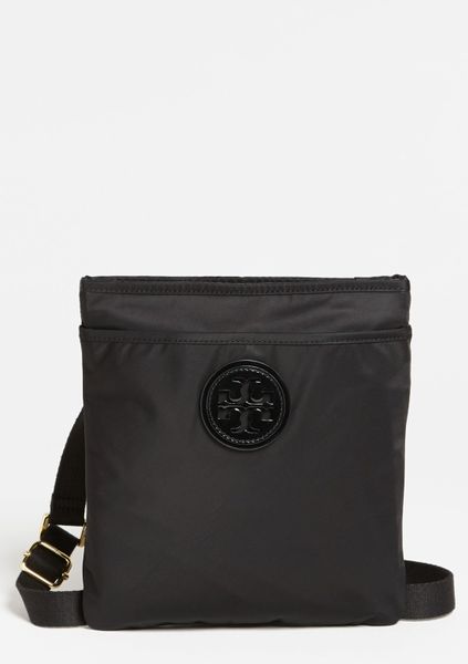 Tory Burch Nylon Crossbody Bag in Black | Lyst