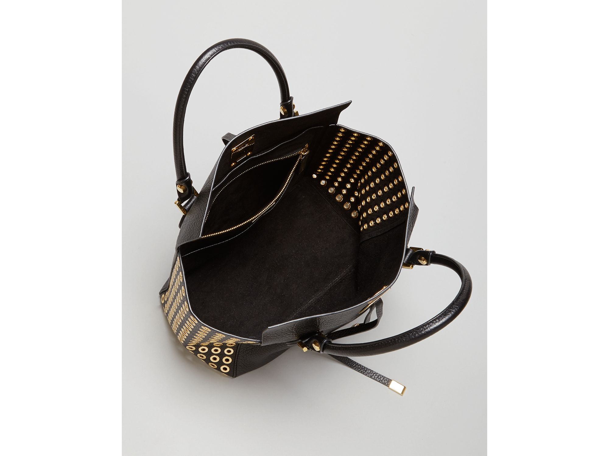 michael kors miranda studded tote