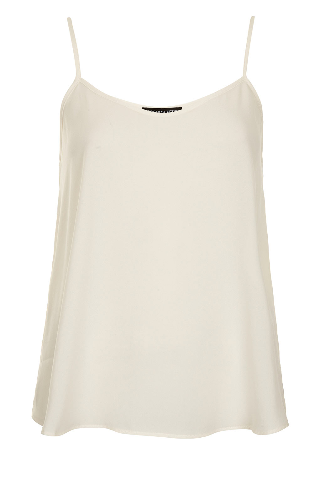 Petite Strappy Cami Top in Ivory (White) Lyst