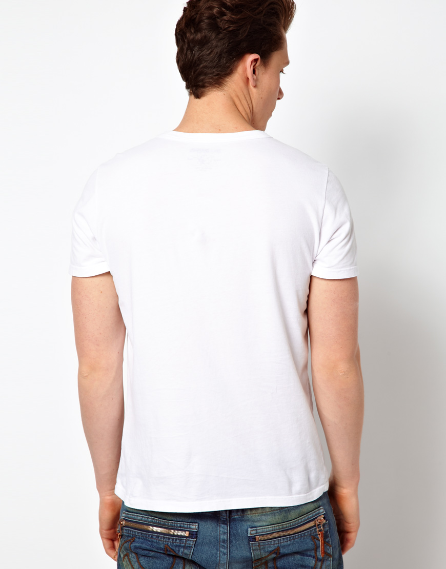 white true religion tshirt